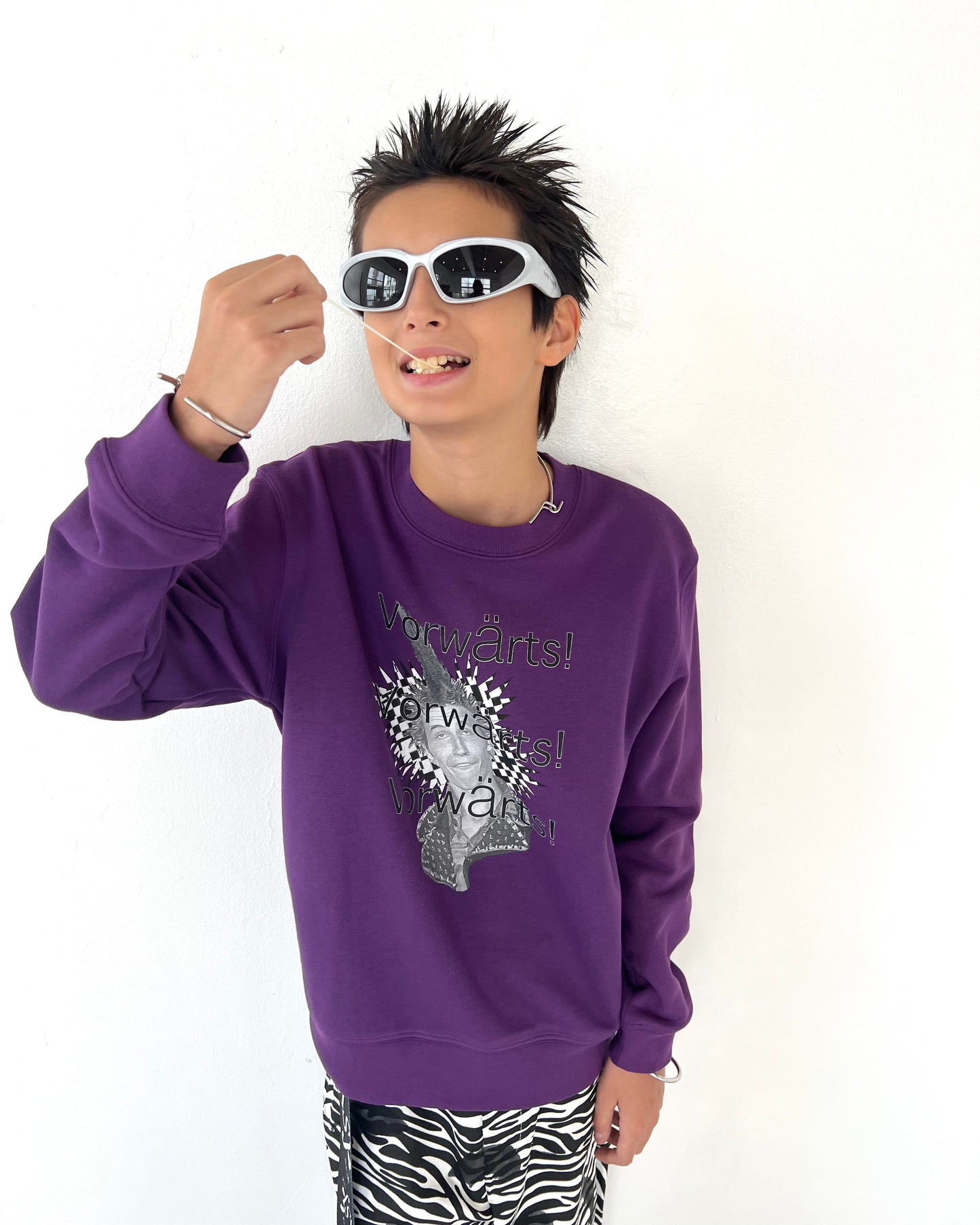 Vorwärts! Vorwärts! Vorwärts! SWEATSHIRTS PURPLE