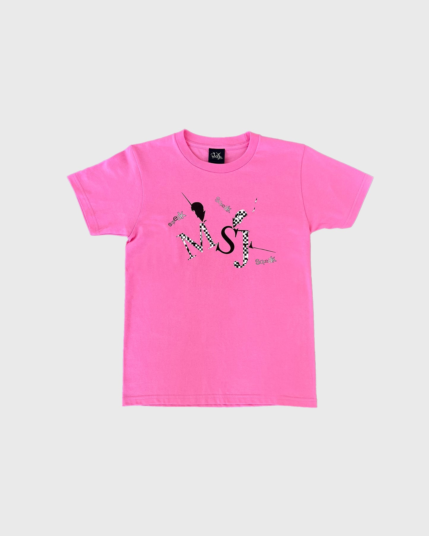 MSJ LOGO T SHIRT PINK