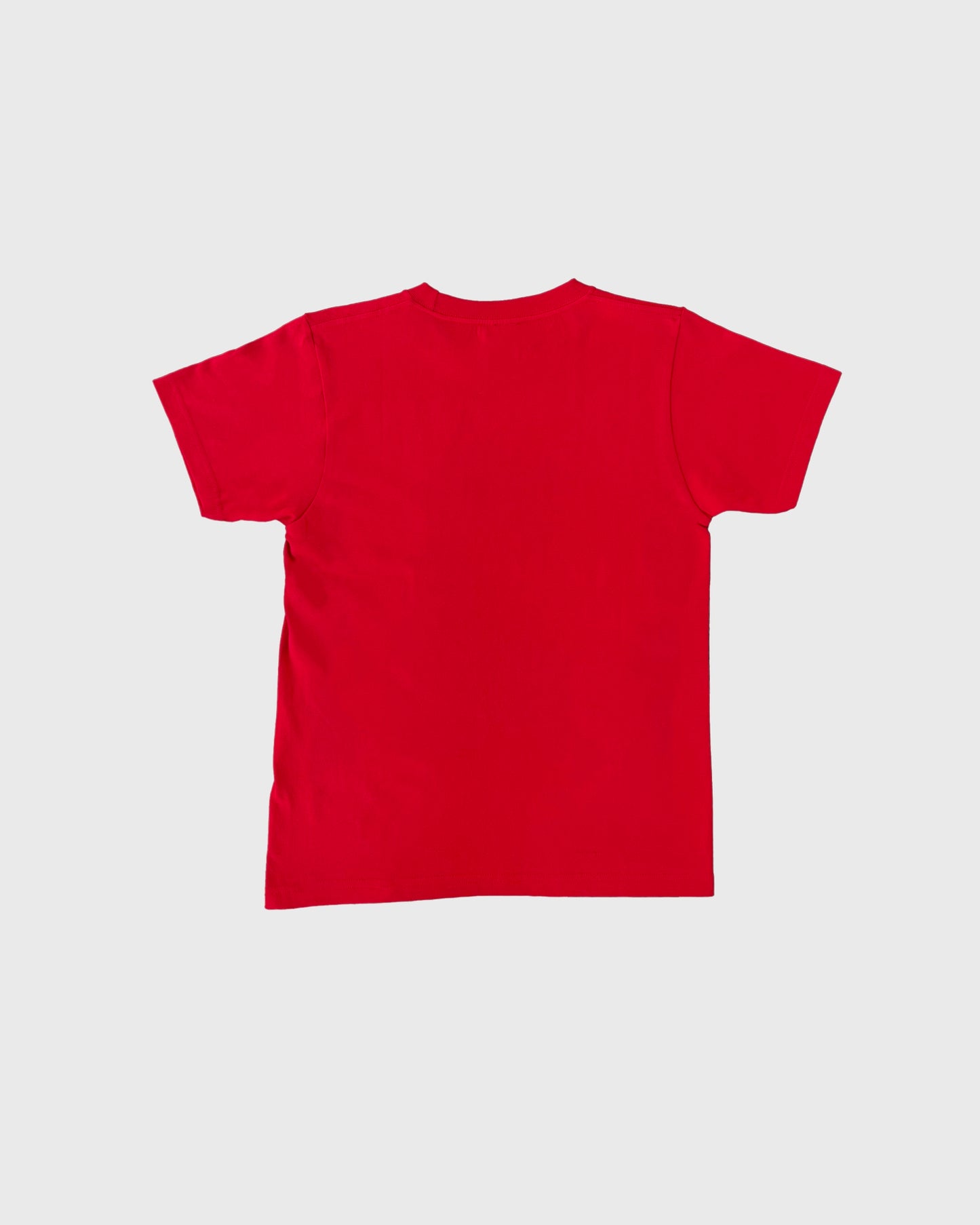 LET'S PARTY CUT HERE T SHIRT RED