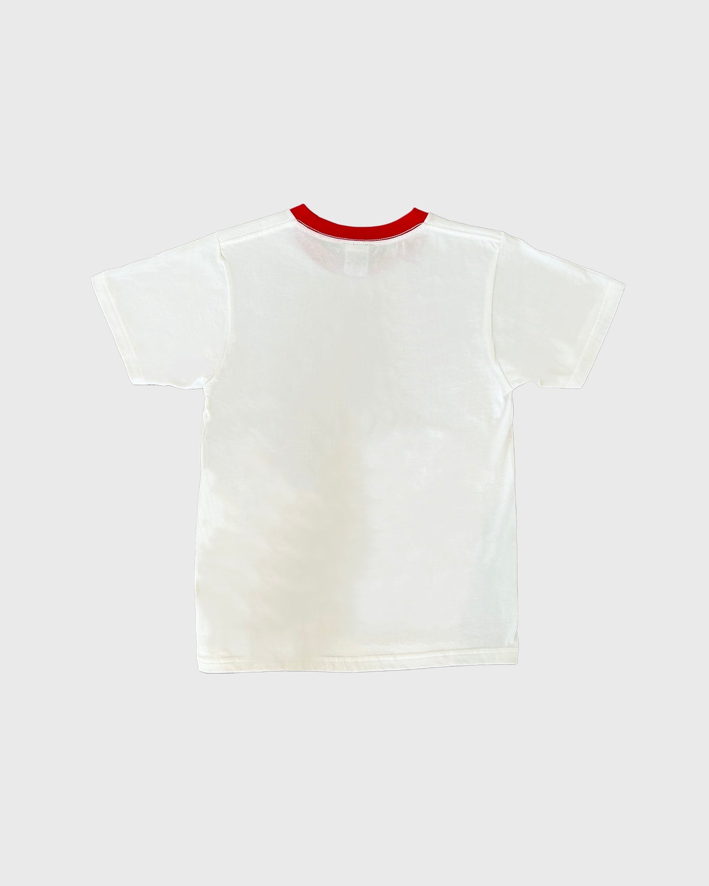 MESSAGE T SHIRT WHITE/RED